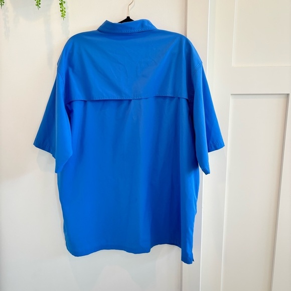 Bimini Bay Men's Fishing Boating Short Sleeve Button Down Shirt Wicking Size 2XL - Picture 7 of 11